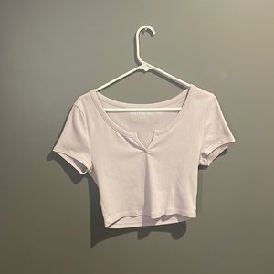 Aeropostale crop top, size L, light purple color